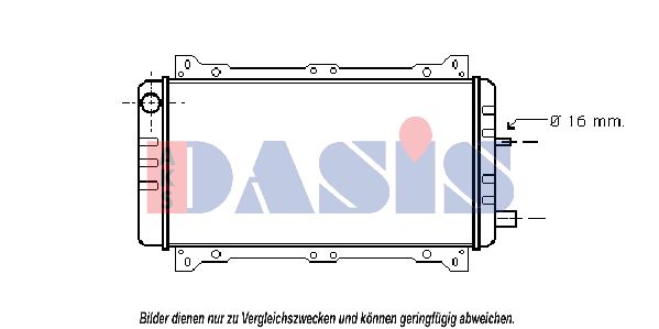 AKS DASIS Radiators, Motora dzesēšanas sistēma 090034N